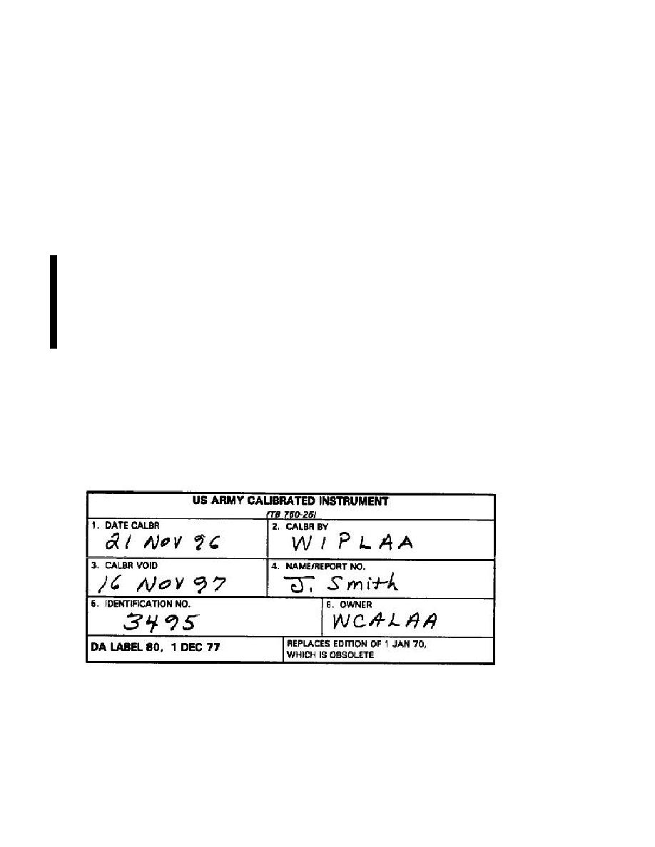 Figure C-1. Sample of completed DA Label 80.